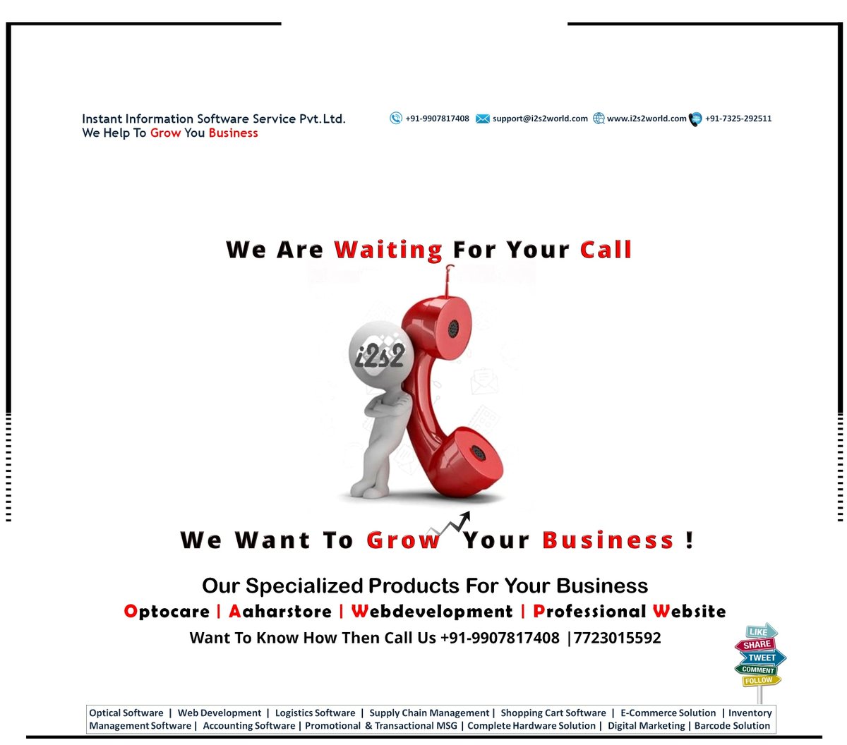 instant_pvt's tweet photo. 90% #Optical Businesses Who Use #OPTOCARE
Report 5X More Profit
#Optical_software
#Opticalsoftware
#i2s2
#AaharStore
#Optical_retail_software
#Optical_store_software
#Easy_optical_software
#Optical
#Optician
#Best_optical_software
#Optometrist
#Optom
https://t.co/3jKYRs2wWK https://t.co/5Ia1vRUWVN