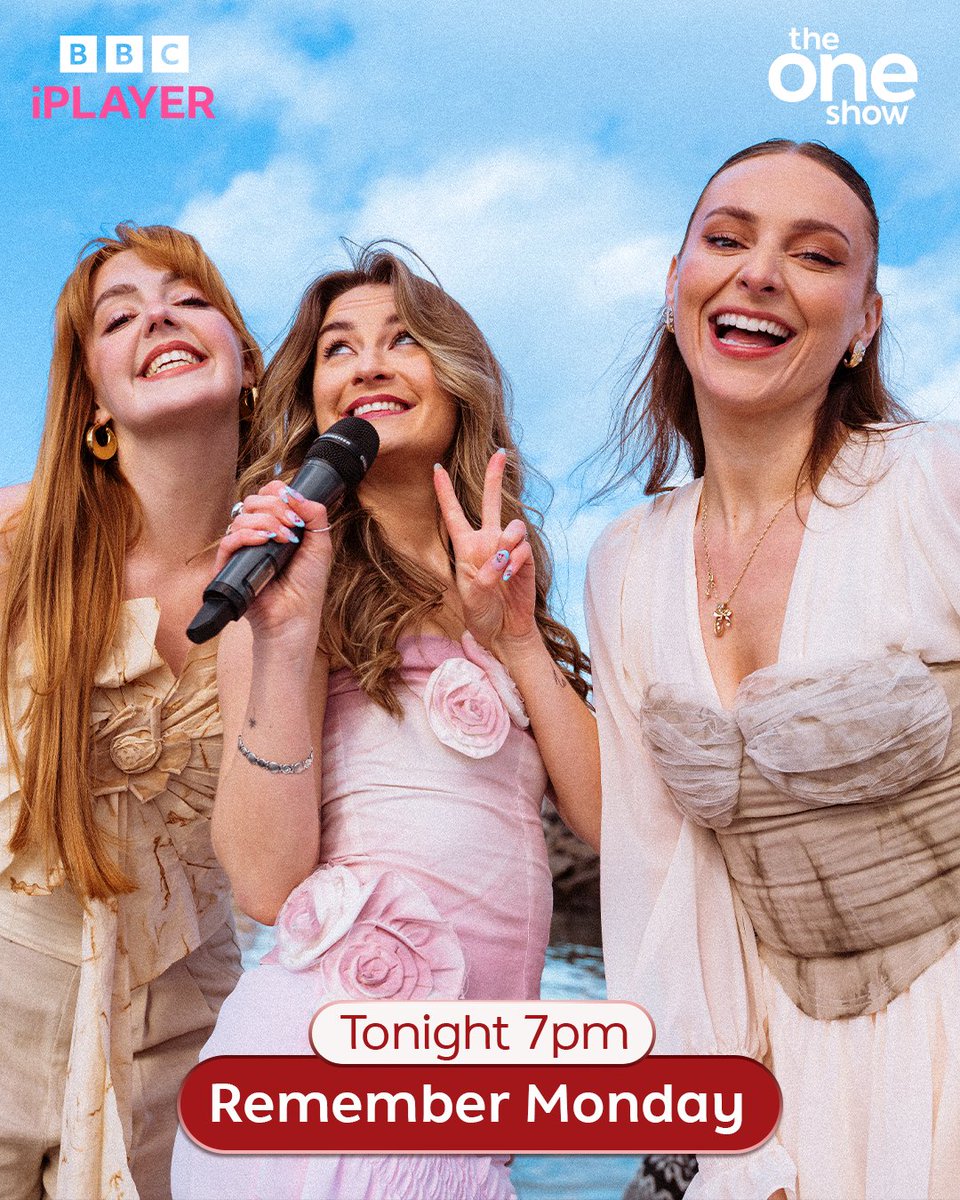 BBC The One Show (@bbctheoneshow) on Twitter photo Remember Monday are repping the UK at Eurovision!
Catch up with Charlotte, Holly and Lauren before they head to Switzerland! 🎶
Pop your questions below 👇 or email theoneshow@bbc.co.uk Remember Monday are repping the UK at Eurovision!
Catch up with Charlotte, Holly and Lauren before they head to Switzerland! 🎶
Pop your questions below 👇 or email theoneshow@bbc.co.uk