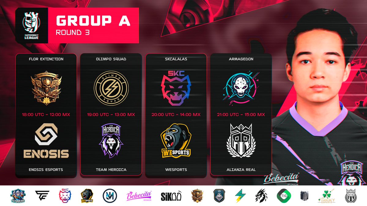 Supremacy League (@cr_supremacy) on Twitter photo ๐ด ๐๐๐๐๐๐๐๐ - ๐๐๐๐๐ ๐๐๐๐๐
๐ฏ ๐๐๐๐๐ ๐ - ๐๐๐๐๐ ๐
๐จ LAST DAY OF ROUND 3! ๐จ
๐ฅ GROUP A takes to the Supreme Arena for one final battle in this round!
๐ฅ Epic duels are on the schedule and the tension is through the roof!
๐ Good luck to all the teams ๐ด ๐๐๐๐๐๐๐๐ - ๐๐๐๐๐ ๐๐๐๐๐
๐ฏ ๐๐๐๐๐ ๐ - ๐๐๐๐๐ ๐
๐จ LAST DAY OF ROUND 3! ๐จ
๐ฅ GROUP A takes to the Supreme Arena for one final battle in this round!
๐ฅ Epic duels are on the schedule and the tension is through the roof!
๐ Good luck to all the teams