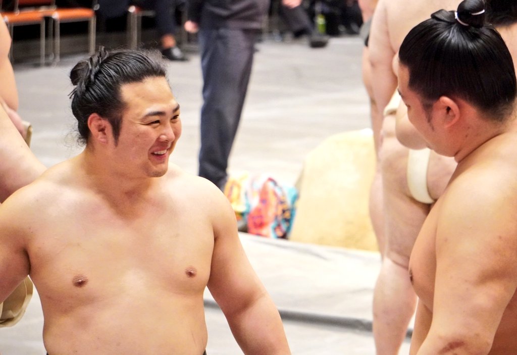 炎鵬🥰

#sumo #稽古総見 #炎鵬
