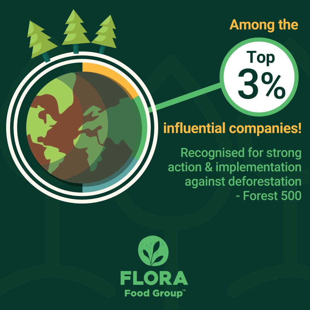Flora Food Group has been recognised as one of just 16 companies leading the fight against deforestation in <a href="/GlobalCanopy/">Global Canopy</a> 's 2025 Forest 500 assessment.

Read the full report 👉 forest500.org/wp-content/upl…

#FloraFoodGroup #Sustainability #ClimateAction
