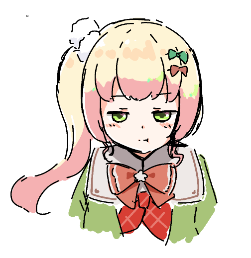 桃鈴ねね 「#ON_αIR Thank you for coming my stream!」|Iのイラスト