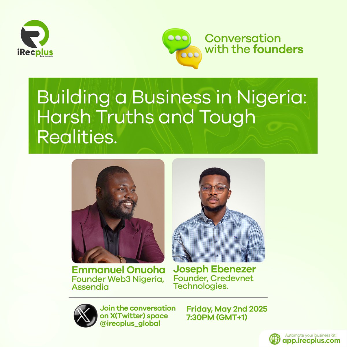 oninanime's tweet photo. Looking forward to this with @iamJoeEbenezer and @waverchocs at 7:30PM today.

Set a reminder here: https://t.co/yTVn0oXtWO

@irecplus_global https://t.co/kZYoMxeYoD
