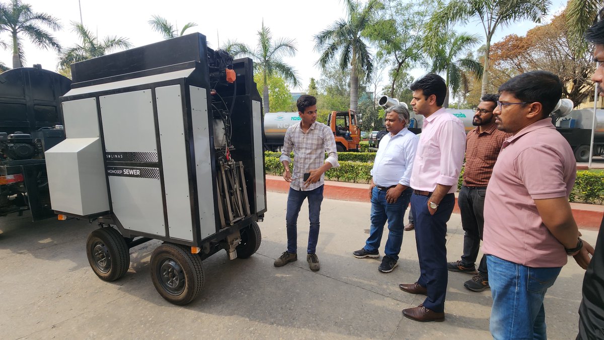 My Clean City by HCLFoundation, in partnership with Noida Authority, launched HomoSEP Sewer—India’s 1st robotic septic tank &amp; manhole cleaner. The tech eliminates manual scavenging, with worker training underway for safer, cleaner cities.
<a href="/HCL_Foundation/">HCLFoundation</a> <a href="/hcltech/">HCLTech</a> 
#MyCleanCity