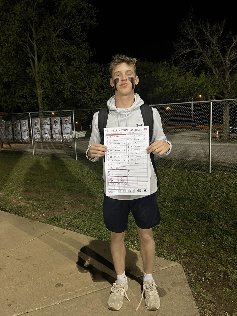 Wellington High School Baseball tweet media