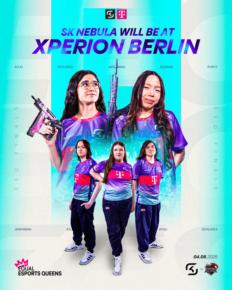 ONLY 2 MORE DAYS UNTIL #EQUALESPORTS QUEENS PLAYOFFS 🥳 

Let's defend our title 😤