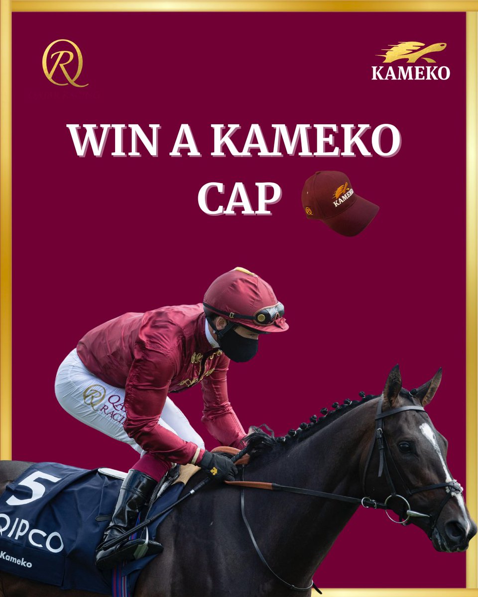 Qatar Racing (@qatar_racing) on Twitter photo It’s 2000 Guineas Day at <a href="/NewmarketRace/">Newmarket Racecourse</a>!
A race that’s extra special to us - KAMEKO set the record for the fastest renewal back in 2020 💨
To celebrate, we’re giving away a Kameko cap 🧢
Here’s how to enter:
1️⃣ Like this post
2️⃣ Tag a friend in the comments
3️⃣ Follow It’s 2000 Guineas Day at <a href="/NewmarketRace/">Newmarket Racecourse</a>!
A race that’s extra special to us - KAMEKO set the record for the fastest renewal back in 2020 💨
To celebrate, we’re giving away a Kameko cap 🧢
Here’s how to enter:
1️⃣ Like this post
2️⃣ Tag a friend in the comments
3️⃣ Follow