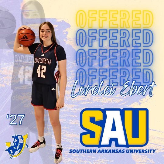 Lorelei Ebert (@loreleiebert) on Twitter photo After an amazing conversation with <a href="/CoachDM15/">Darrick Matthews</a> I am blessed to announce I have received my first offer from <a href="/SAU_WBB/">Southern Arkansas University WBB</a>! #GoMuleriders After an amazing conversation with <a href="/CoachDM15/">Darrick Matthews</a> I am blessed to announce I have received my first offer from <a href="/SAU_WBB/">Southern Arkansas University WBB</a>! #GoMuleriders