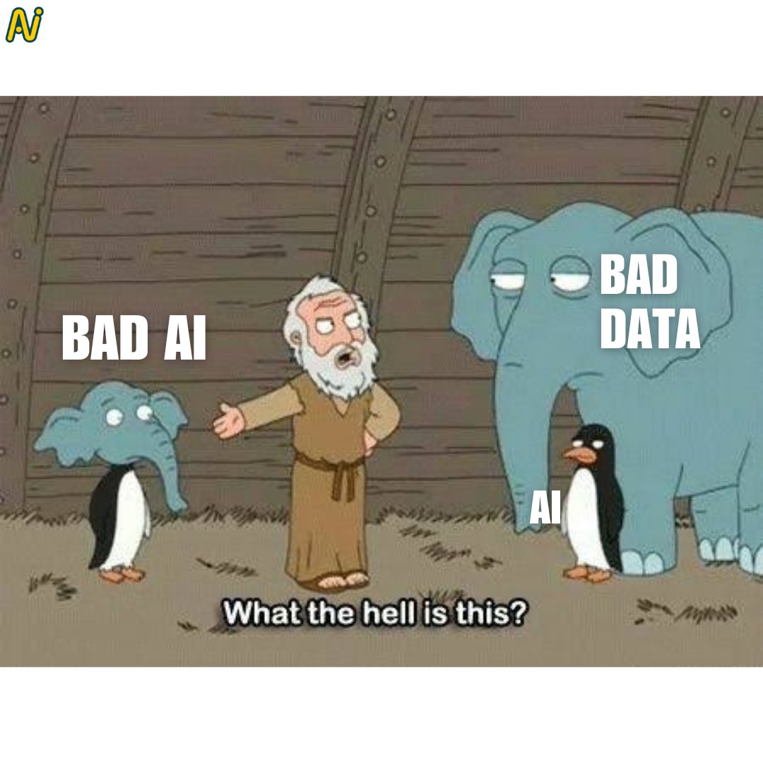 When you blame AI, but it’s your crusty old data that's the real villain.

#MemeOfTheDay #AI #Data #RevOps