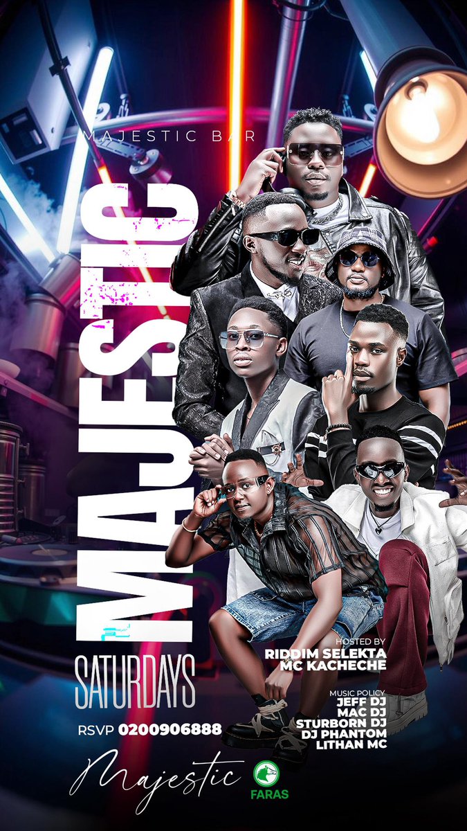 Mr.KALIISA๐ (@hannzpromotion) on Twitter photo Saturday well set <a href="/majesticbarmbra/">MAJESTIC BAR</a> !
Letโs Link up ๐ฏ๐ฏ
It's definitely gonna be a good vibe as usual
#MajesticSaturdays Saturday well set <a href="/majesticbarmbra/">MAJESTIC BAR</a> !
Letโs Link up ๐ฏ๐ฏ
It's definitely gonna be a good vibe as usual
#MajesticSaturdays