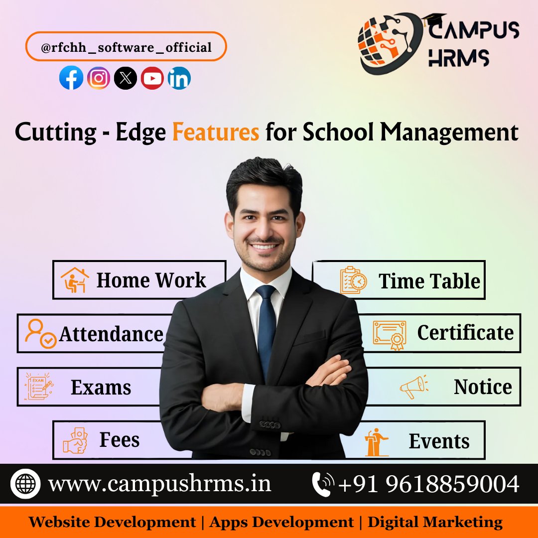 rfchhsoftware's tweet image. 🎓 Smarter School Management Starts Here!
Managing a school just got easier with Campus HRMS – a cutting-edge solution designed for modern educational institutions.

🌐 Visit: campushrms.in
📞  +91 9618859004

#RFCHHSOFTWARE #RFCHHCampusHRMS #SchoolManagementSystem