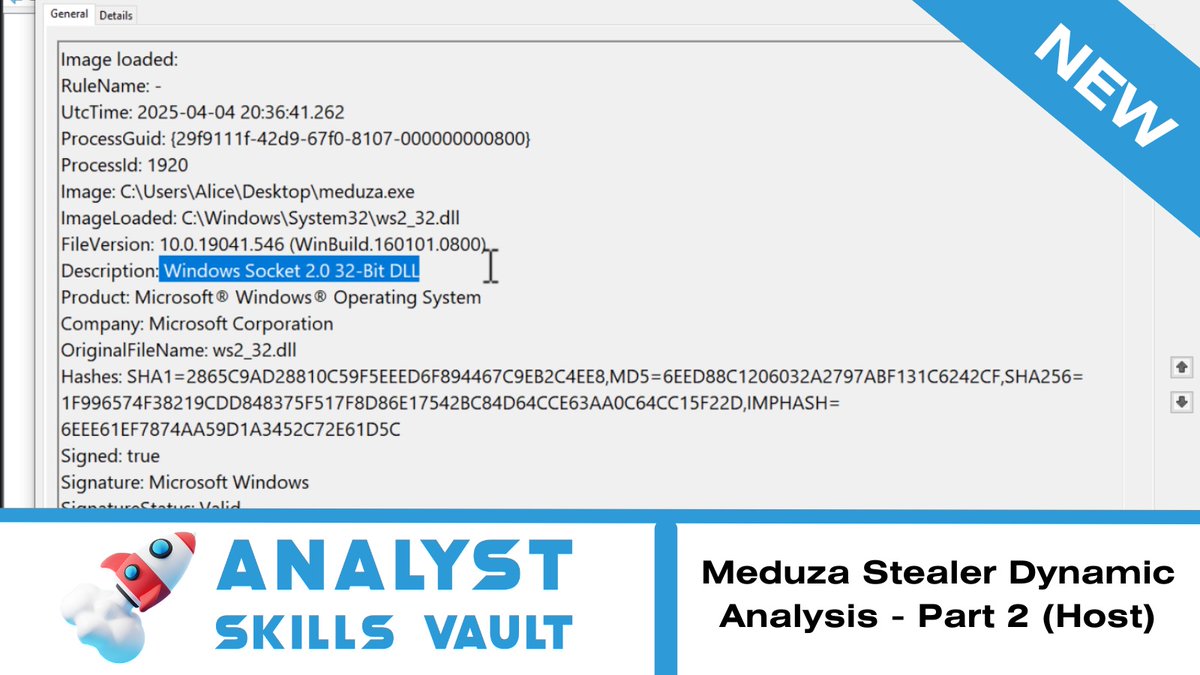 Applied Network Defense (@networkdefense) on Twitter photo In our latest Analyst Skills Vault lesson, <a href="/ForensicITGuy/">Tony Lambert</a> walks through a dynamic analysis of the Meduza Stealer Malware, focusing on host-based artifacts. In our latest Analyst Skills Vault lesson, <a href="/ForensicITGuy/">Tony Lambert</a> walks through a dynamic analysis of the Meduza Stealer Malware, focusing on host-based artifacts.
