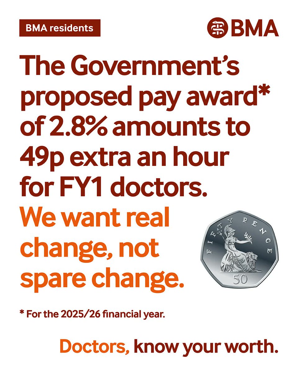 Sad to hear Wes isn’t valuing resident doctors.

We’re still 22% down in pay — this isn’t a demand for a rise, it’s for pay restoration.

Know your worth. Get ballot ready.
Vote YES to strike for full pay restoration.

#PayRestoration
