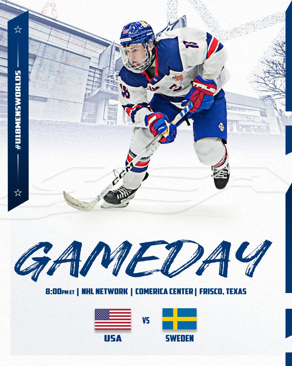 A HIGH STAKES REMATCH 🔥

The squad takes on Sweden again for a chance at playing in the final. Tune in to <a href="/NHLNetwork/">NHL Network</a> at 8pm ET for all the action!

Get your 🎟️ to catch all the semifinals action! - 🔗: bit.ly/3RJpvpv

Game Preview: bit.ly/3Eyslek