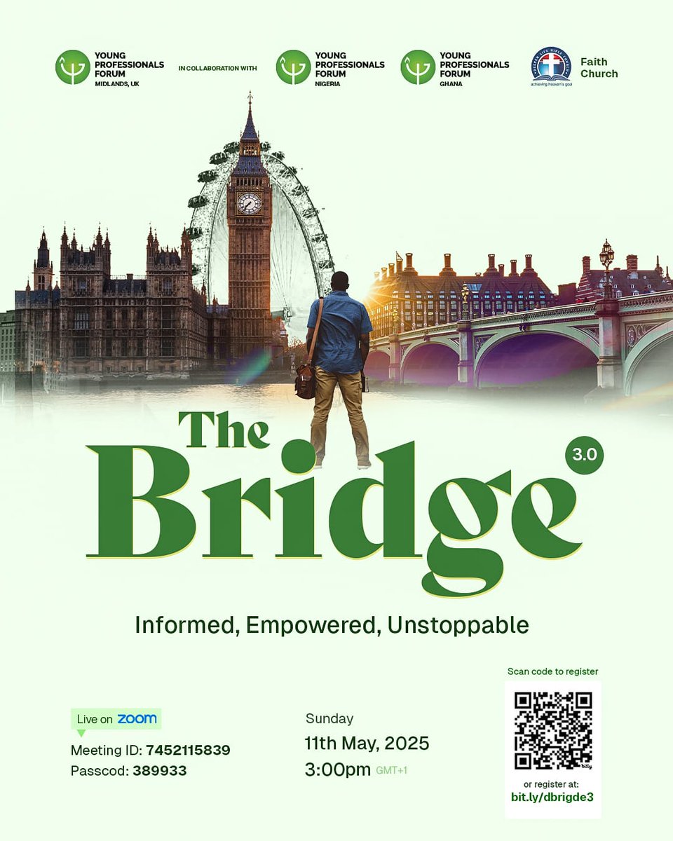 The Bridge 3.0 is here!
An annual gathering of Young Professionals — aimed at connecting, informing, and empowering believers to thrive in their careers and walk with God.

Now in its third edition, The Bridge is more than an event —