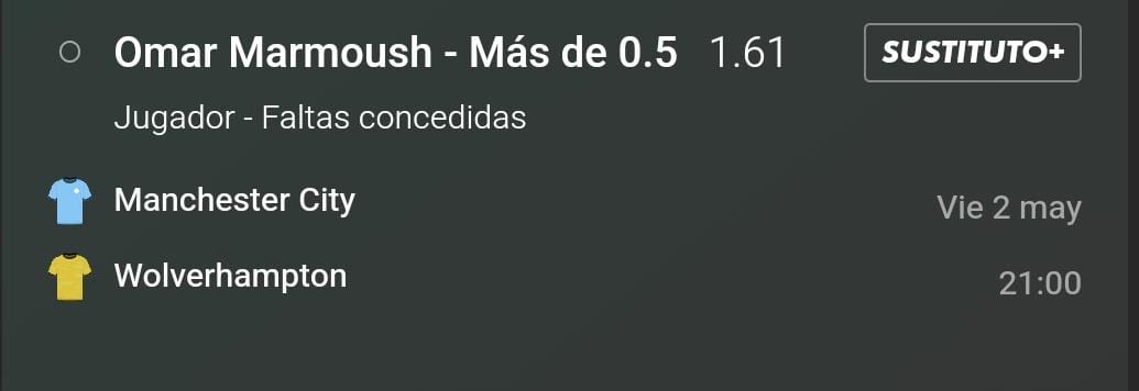 YellowCardGuru's tweet image. Omar Marmoush 💥

🔹 1.27 faltas P90
🔹 2+ faltas en 3/5
🔹 1+ falta en 9/12

📌 Su línea de 1 falta @1.61 es puro valor 📈

#PremierLeague #marmoush #ManCity