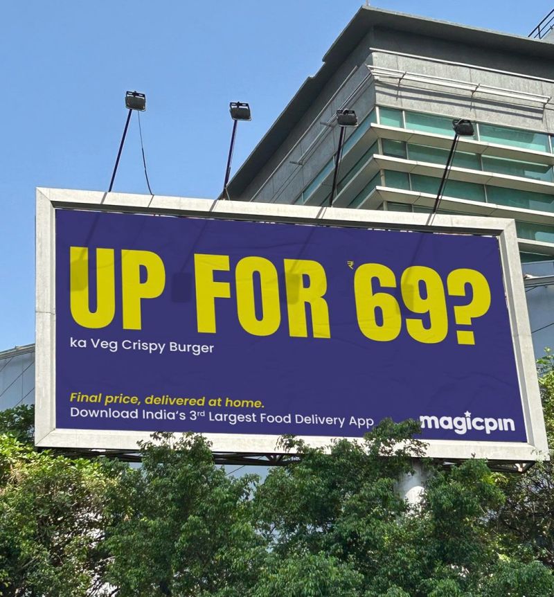 Magicpin's latest billboard has us raising an eyebrow... and maybe ordering a burger. 😉 What are your thoughts on this cheeky campaign?

#OOH #OutdoorMedia #Magicpins #quirkyAds #Billboards #OutdoorAds

<a href="/mymagicpin/">magicpin</a>