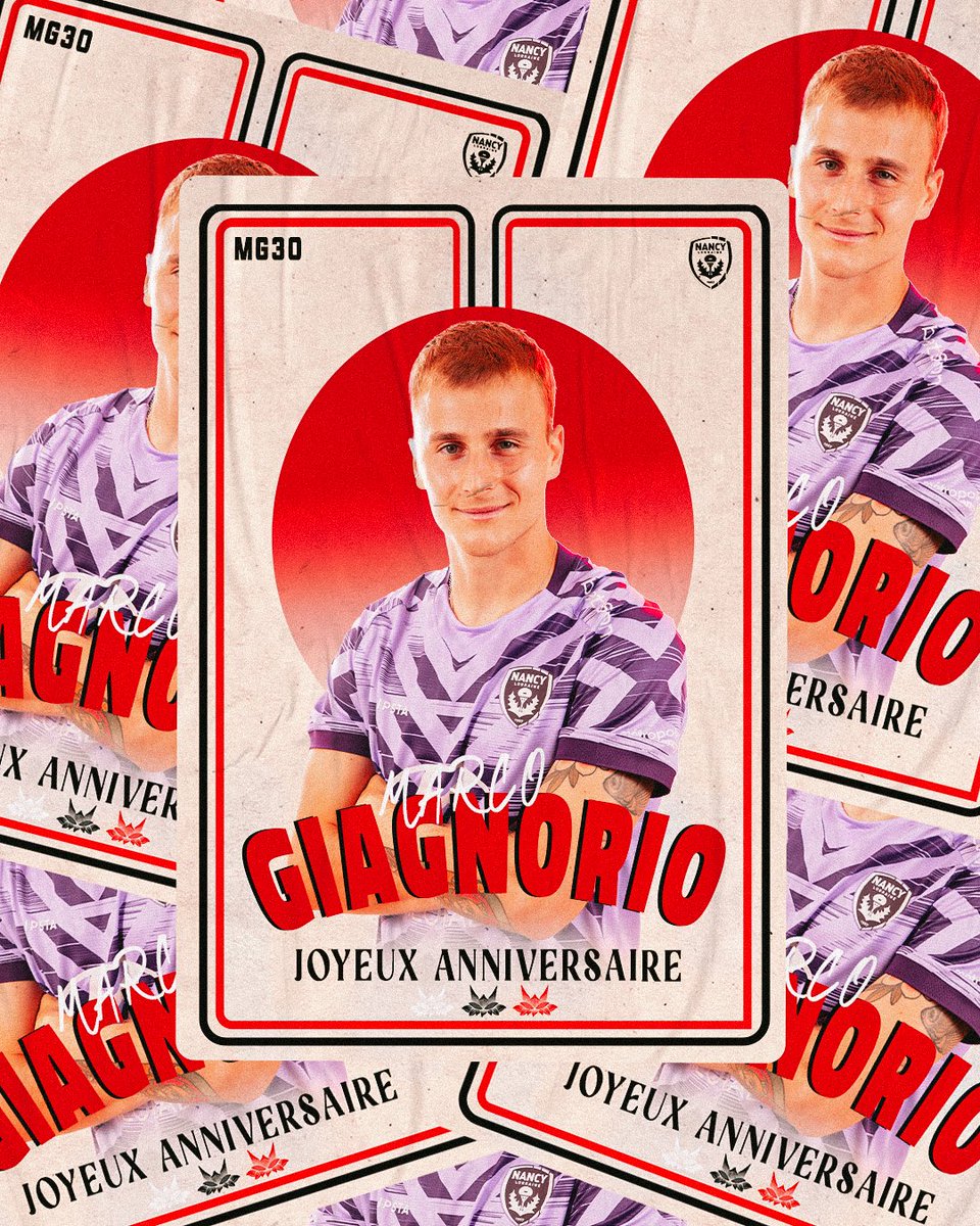 asnlofficiel's tweet photo. Marco Giagnorio fête ses 24 ans 🎉
Bon anniversaire Marco ! 🔴⚪️
#ASNL I #FiersDeNosCouleurs I
#ASNLPOURTOUJOURS https://t.co/WnTLDkvb8M