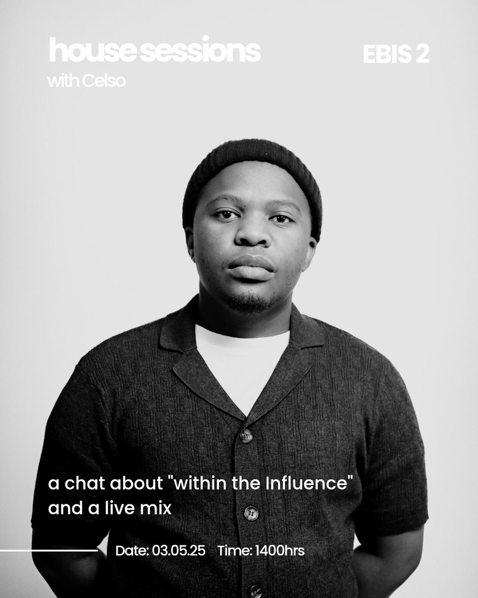 This Saturday, we ride the frequency.
<a href="/Nakiso_osikaN/">Nakiso</a> sits down with Celso on EBIS 2 to talk "Within the Influence" + drop a live mix.
03 May | 14:00hrs