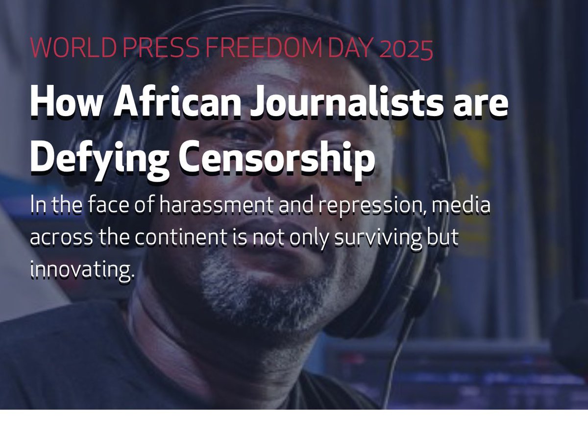New article: How African Journalists Are Defying Censorship.

Despite growing repression, journalists and journalism support organisations across Africa are innovating, collaborating, and staying resilient to keep the public informed.

Read via @iwpr 👉  iwpr.net/global-voices/…