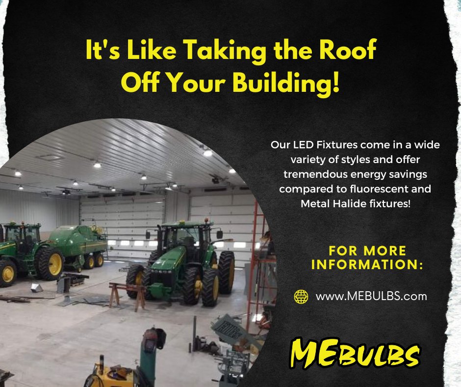 MEBULBS's tweet image. 🌟 Attention business owners! 🏢✨ 

Revolutionize your lighting with our high-performance LED fixtures.💡 

💡 Experience reduced electricity costs and longer-lasting illumination, allowing you to focus on what matters most: your business. 

#LEDfixtures #CommercialLighting