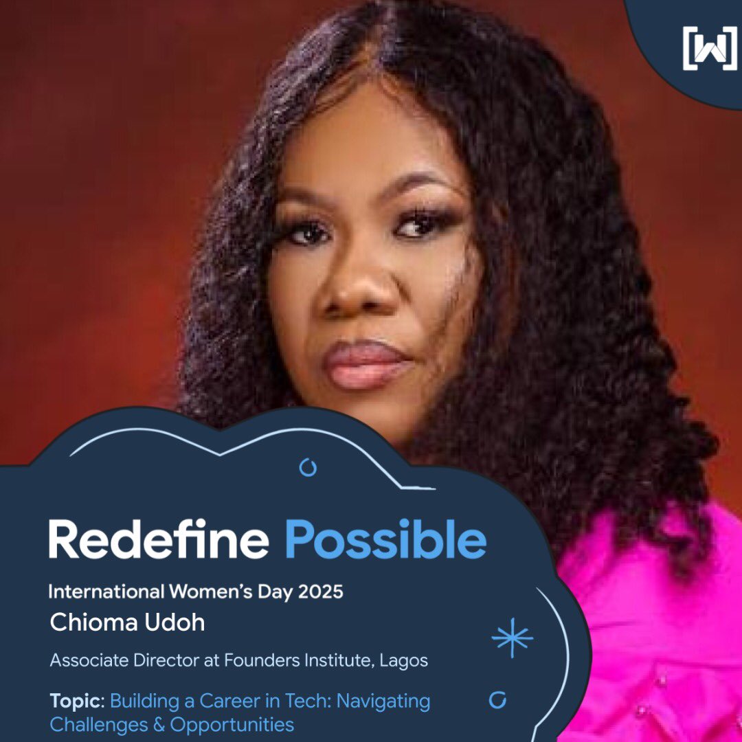 WTMGwags's tweet image. Speaker Spotlight 💡
@jozinnachioma is driving product innovation at scale!
Join her at WTM Gwagwalada tomorrow as she shares insights on Building a Career in Tech.
🔗 Register here:bit.ly/iwdgwags2025
#IWD2025
#RedefinePossible
#WTMGwags