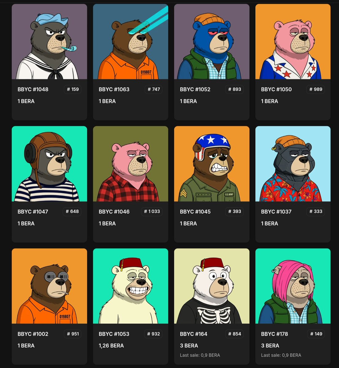 trumfers's tweet photo. MINT IS LIVE!!!
Bored Bera Yacht Club just dropped!
10,000 supply | 0.5 $BERA per mint

Mint 👉 https://t.co/58W96QGhyB

Don’t hibernate — GRAB YOUR BEAR!
⛵️ Sailing straight to the moon with the BERAS!
#BBYC #NFTMint #BERA #beranft #beracoin #BAYC https://t.co/bqflAdyJhh