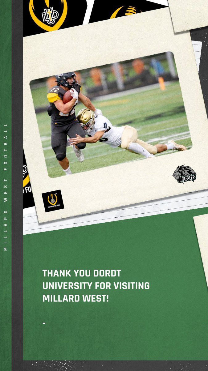 Millard West Wildcat FB (@mwwildcatfb) on Twitter photo Thank you <a href="/DordtFB/">Dordt Football</a> <a href="/Coach_Roelofs/">Coach Taylor Roelofs</a> for visiting <a href="/MWHSactivities/">Millard West Activities</a> ! We appreciate you taking an interest in the program! #TWH #BleedGreen Thank you <a href="/DordtFB/">Dordt Football</a> <a href="/Coach_Roelofs/">Coach Taylor Roelofs</a> for visiting <a href="/MWHSactivities/">Millard West Activities</a> ! We appreciate you taking an interest in the program! #TWH #BleedGreen