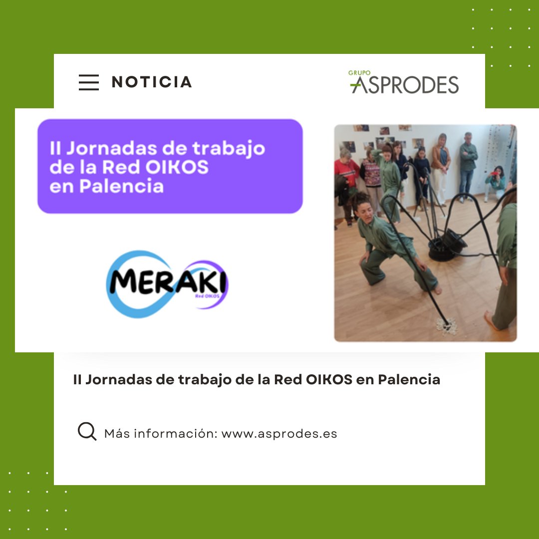 Asprodes Salamanca (@asprodessalaman) on Twitter photo 🗞 Noticia destacada: II Jornadas de trabajo de la Red OIKOS en Palencia.
🔗Más información: acortar.link/7mXy58
<a href="/ATADITERUEL/">ATADI</a> <a href="/associacioAlba/">Som Alba</a> <a href="/aytoSalamanca/">Ayuntamiento Salamanca</a> <a href="/ACOPEDIS1/">C.O. ACOPEDIS</a> <a href="/AsdemSalamanca/">ASDEM Salamanca</a> <a href="/FSanCebrian/">Grupo Fundación San Cebrián</a> 🗞 Noticia destacada: II Jornadas de trabajo de la Red OIKOS en Palencia.
🔗Más información: acortar.link/7mXy58
<a href="/ATADITERUEL/">ATADI</a> <a href="/associacioAlba/">Som Alba</a> <a href="/aytoSalamanca/">Ayuntamiento Salamanca</a> <a href="/ACOPEDIS1/">C.O. ACOPEDIS</a> <a href="/AsdemSalamanca/">ASDEM Salamanca</a> <a href="/FSanCebrian/">Grupo Fundación San Cebrián</a>