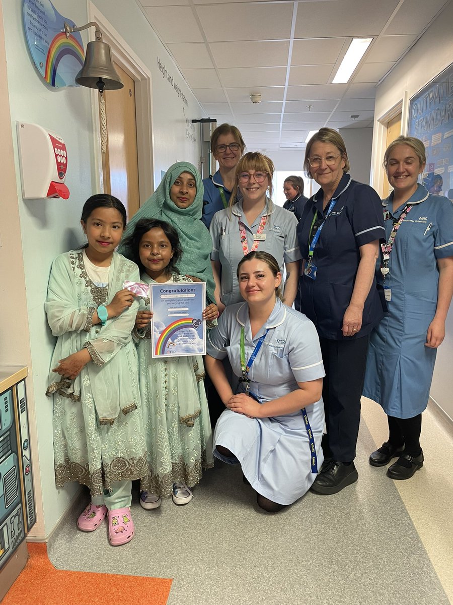 Ward 84 Day Case (@ward84dcopd) on Twitter photo Congratulations to our fabulous Nusaibah who had just rang the end of treatment bell ๐ You have shown strength and courage throughout your treatment, well done ๐ฅณ <a href="/eotbuk/">EndOfTreatmentBells ๐๐</a> Congratulations to our fabulous Nusaibah who had just rang the end of treatment bell ๐ You have shown strength and courage throughout your treatment, well done ๐ฅณ <a href="/eotbuk/">EndOfTreatmentBells ๐๐</a>