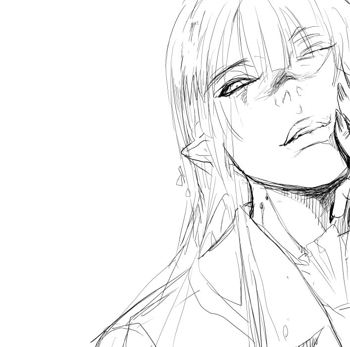 ちょっとだけ落書き描きたくなったのでうぷ。
早く自由に原作とネーム書けるようになりたいようぅ～
頑張るぜええ～
