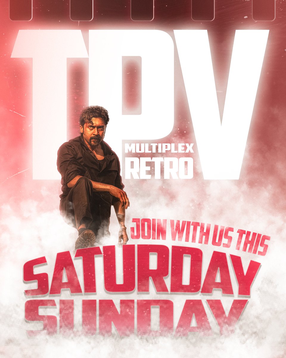 TPVMultiplex's tweet image. Retro vibes at TPV Multiplex this Saturday &amp;amp; Sunday. 🎉#RetroWeekend
📷#SaturdaySundayBlast
Saturday &amp;amp; Sunday = Retro fun at TPV Multiplex📷📷 #TPVRetroVibes
🔥🎉 #TPVMultiplex #Dolbyatmos