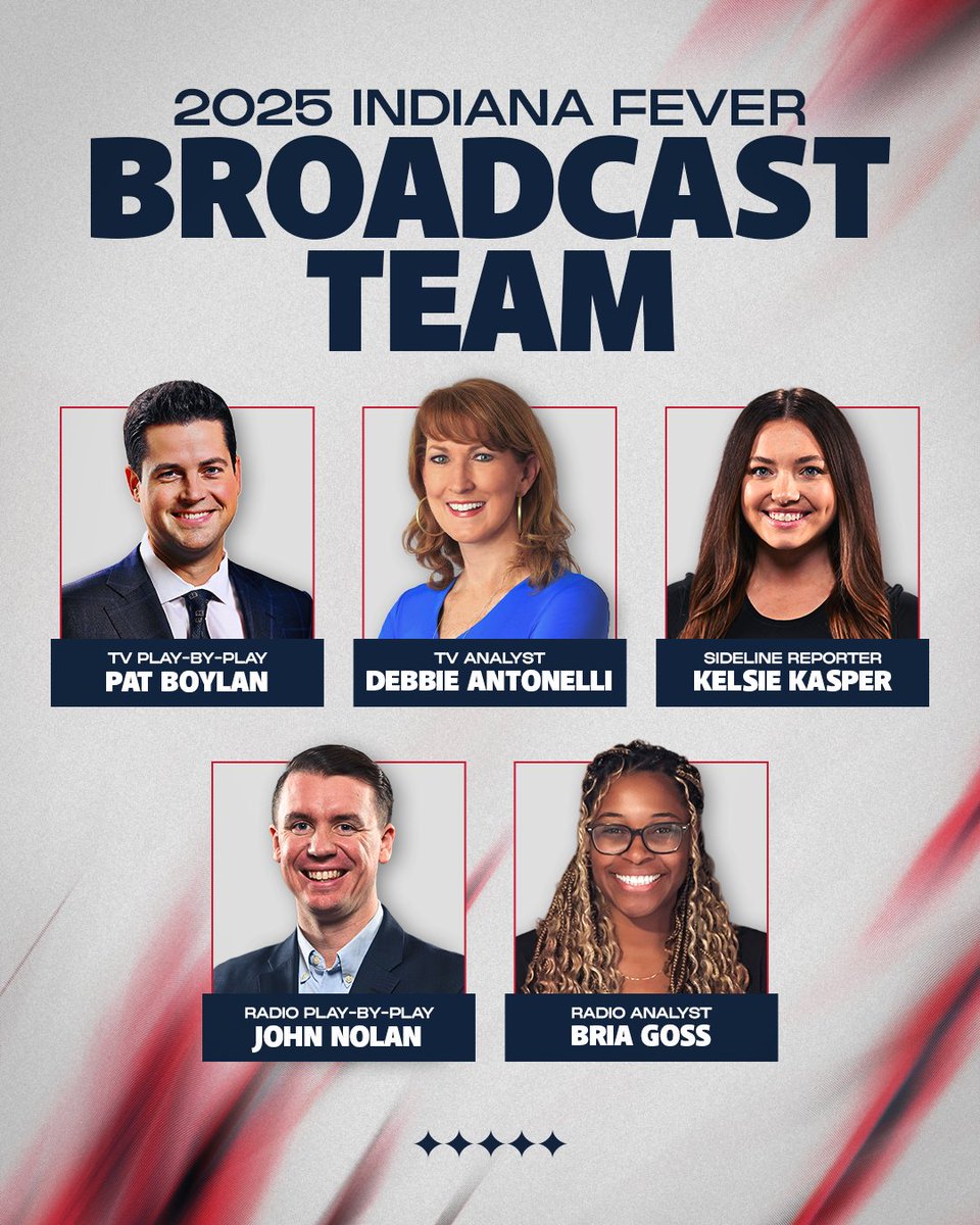 introducing our TV and radio broadcast teams for the 2025 <a href="/WNBA/">WNBA</a> season 🎤🔥

learn more: buff.ly/GoQQBvD