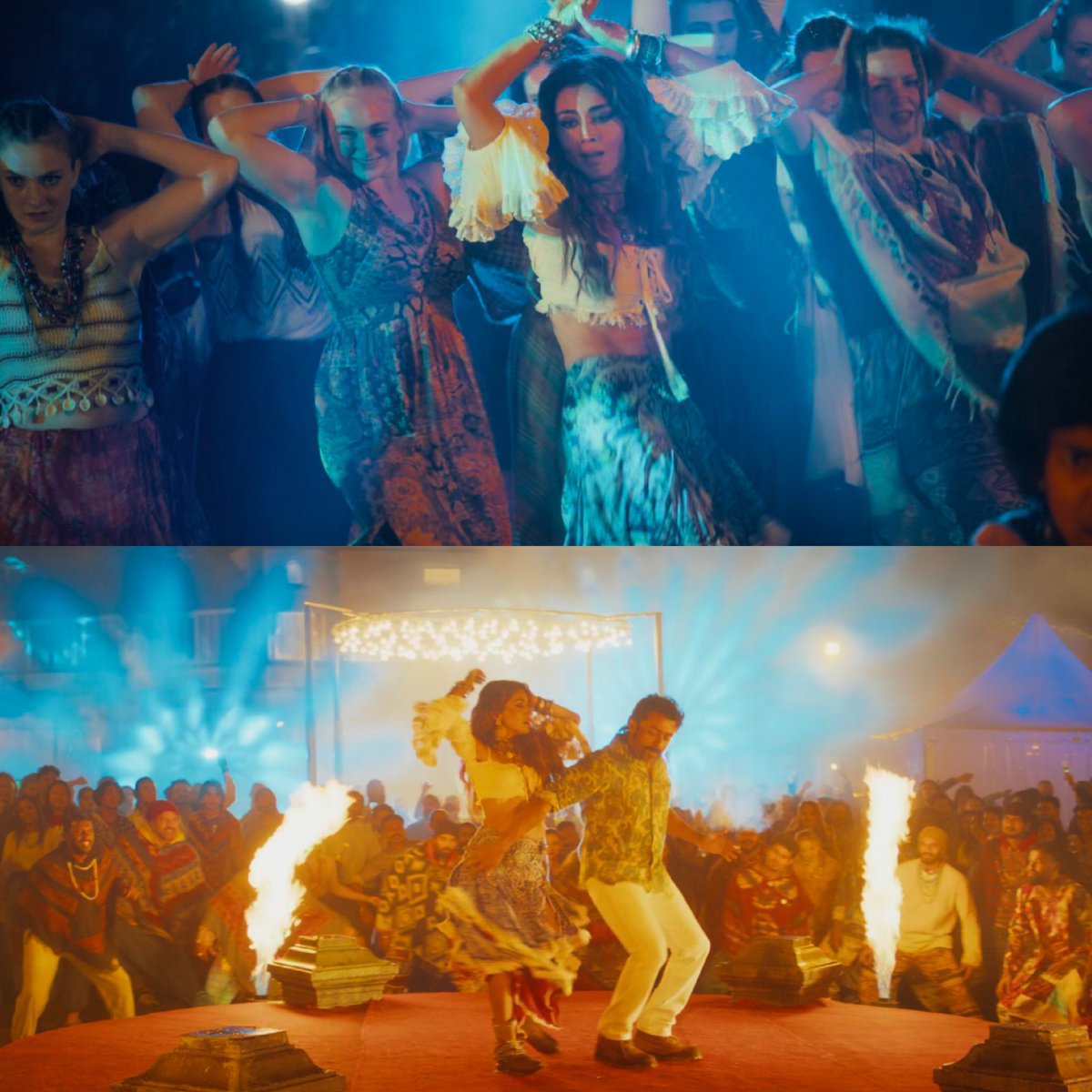 Vintage Shriya is Back !🔥 

<a href="/shriya1109/">Shriya Saran</a> delivered a captivating and high-energy performance that truly stole 

She commanded attention with her strong screen presence and confidence 

Her graceful yet bold dance moves showcased her versatility and command over rhythm 

#Retro