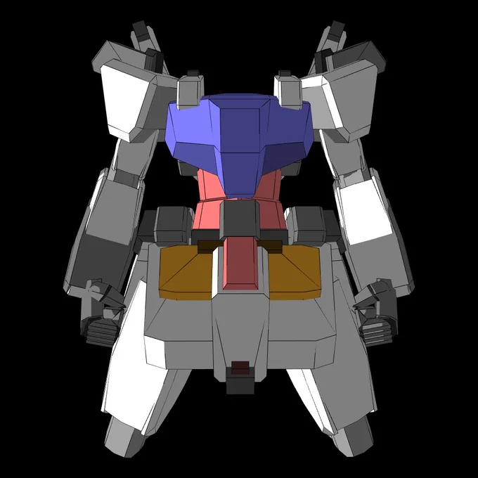 ガンダムモデリング中です#ガンダム#3DCG 