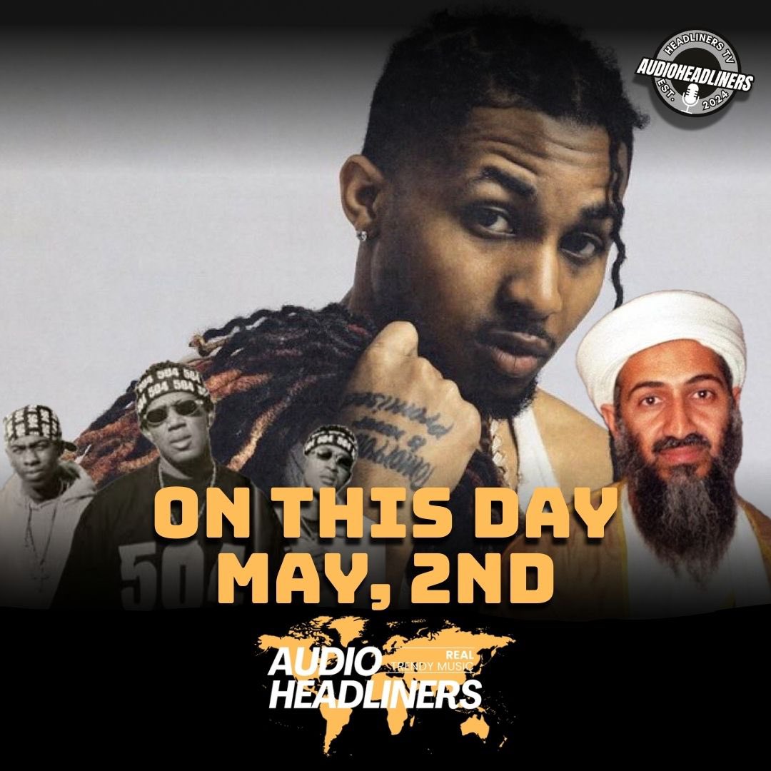 AudioHeadliners's tweet image. ON THIS DAY (May 2nd):
•U.S. confirmed the death of Osama bin Laden.
•504 Boyz had clubs lit with Goodfellas &amp;amp; “Wobble Wobble”.
•DDG just entered the chat with a new album drop.
From war zones to rap zones, May 2nd got range.#OnToday #May2nd #ThisDayInHistory #HipHopHistory