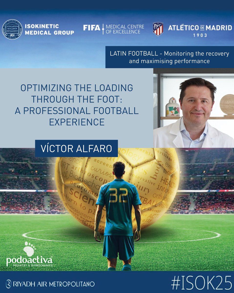 Nos  enorgullece anunciar que <a href="/jvictoralfaro/">Jose Victor Alfaro</a>, director general de  #Podoactiva, será ponente en el XXXII Isokinetic Conference, uno de los  congresos internacionales más importantes en medicina del deporte. 🧠⚽

#ISOK25 #IsokineticConference2025