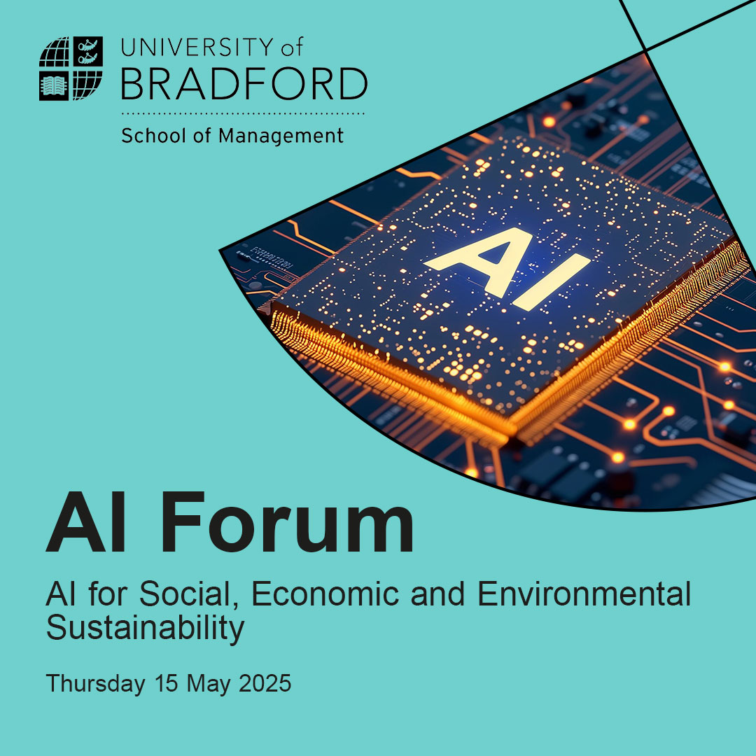 University of Bradford School of Management (@bradmanagement) on Twitter photo Join us on 15 May at the <a href="/UniofBradford/">University of Bradford</a> for our annual AI Forum
Explore themes of Social, Economic and Environmental Sustainability with speakers from both academia and industry exploring the challenges and opportunities arising from AI
Register now: eventbrite.com/e/ai-forum-tic… Join us on 15 May at the <a href="/UniofBradford/">University of Bradford</a> for our annual AI Forum
Explore themes of Social, Economic and Environmental Sustainability with speakers from both academia and industry exploring the challenges and opportunities arising from AI
Register now: eventbrite.com/e/ai-forum-tic…