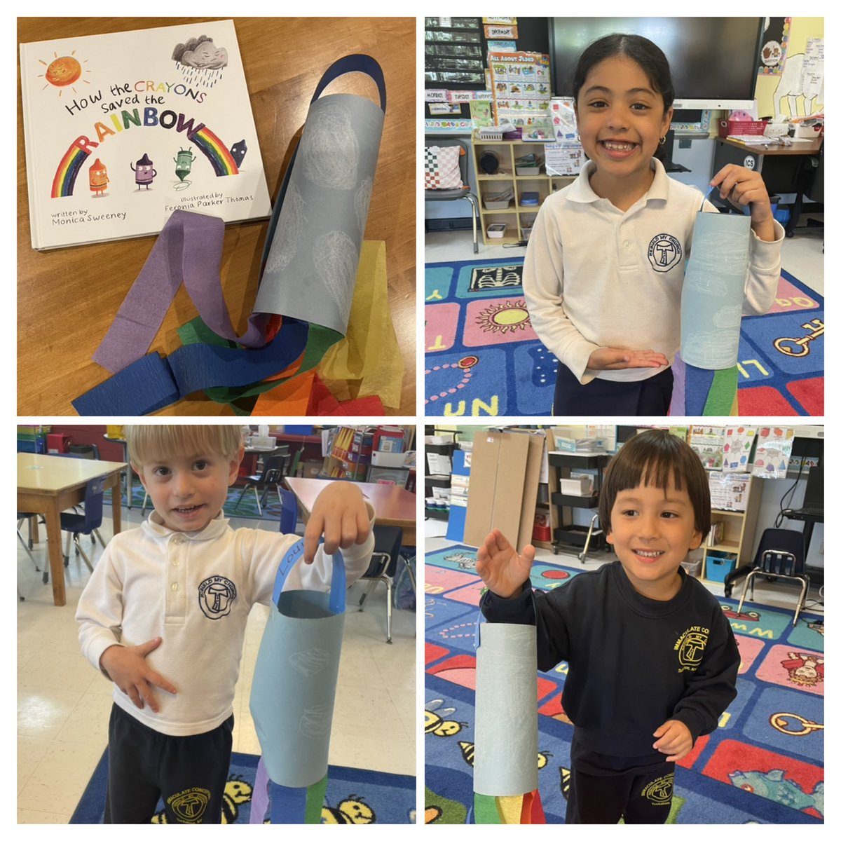 Kathy Piraino (@littlehouse_ics) on Twitter photo ART CLUB: We read How the Crayons Saved the Rainbow in Storybook Art Club. We had fun making rainbow windsocks! 🖍️🌈 <a href="/icschool_online/">Immaculate Conception School</a> ART CLUB: We read How the Crayons Saved the Rainbow in Storybook Art Club. We had fun making rainbow windsocks! 🖍️🌈 <a href="/icschool_online/">Immaculate Conception School</a>