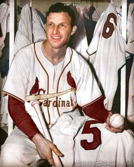 Today In 1954: St. Louis Cardinals legend Stan Musial hits a major league record 5 HRs in one day during a doubleheader vs. the New York Giants! #MLB #Baseball #STLCards #History