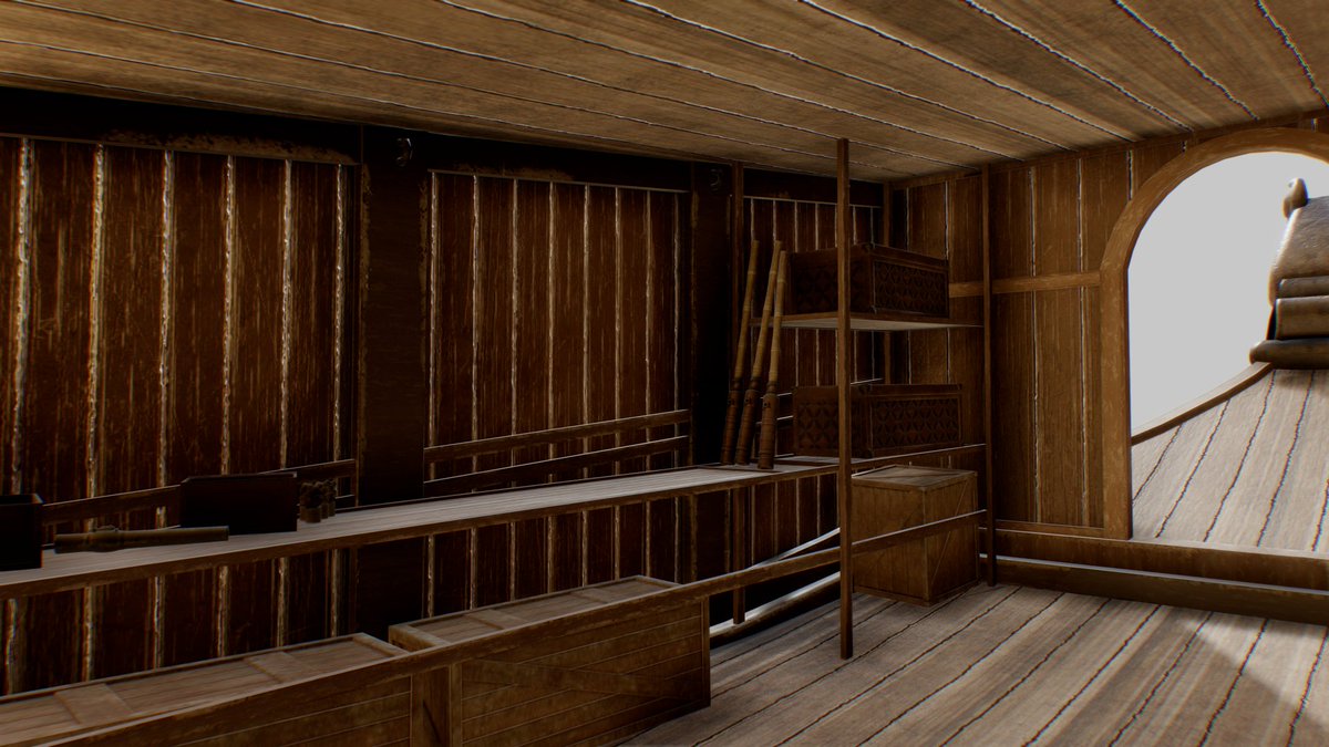 Row, row, row your boat... straight into battle! ⚔️

Check out ‘Lancaran (Warships Of Malacca 15th Century)' by Deni Kaharudin.

🔗 Explore in 3D, AR, or VR: skfb.ly/pwvGA