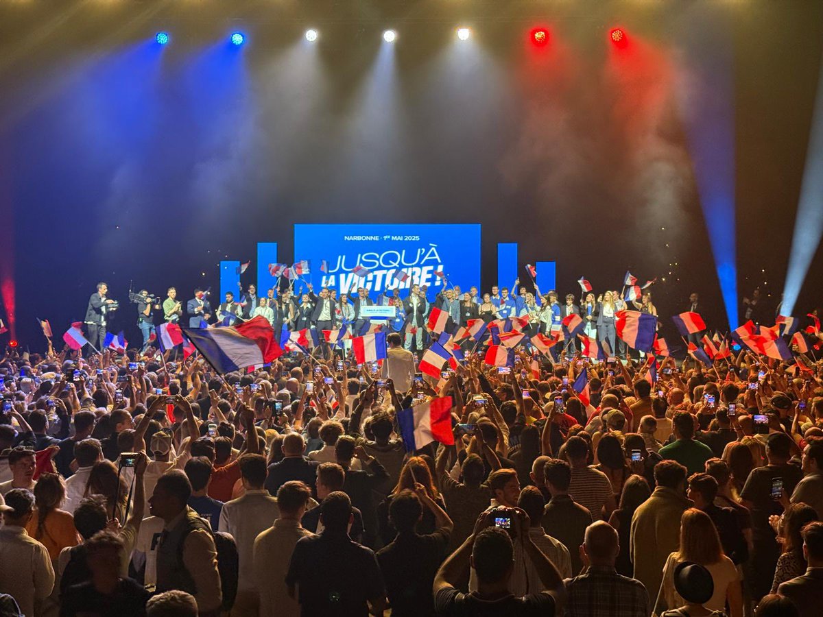 Catherine Griset (@grisetcatherine) on Twitter photo Présente ce 1er mai à Narbonne aux côtés de <a href="/MLP_officiel/">Marine Le Pen</a> et <a href="/J_Bardella/">Jordan Bardella</a> pour défendre la France et porter la voix des Français oubliés.
Plus que jamais, notre pays a besoin d’un cap clair et de courage. Présente ce 1er mai à Narbonne aux côtés de <a href="/MLP_officiel/">Marine Le Pen</a> et <a href="/J_Bardella/">Jordan Bardella</a> pour défendre la France et porter la voix des Français oubliés.
Plus que jamais, notre pays a besoin d’un cap clair et de courage.