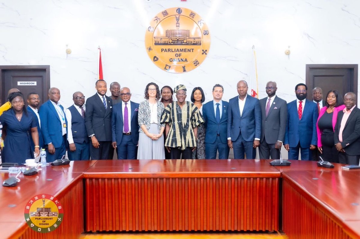 Highly productive discussion with Speaker and x-party leadership of Parliament this week. Huge scope to build on our partnership, inc in infrastructure, gender and parliamentary exchange.

<a href="/parliament_gh/">Parliament of Ghana</a> <a href="/ayariga_mahama/">Mahama Ayariga</a> <a href="/Jerry_Shaib/">Jerry Ahmed Shaib</a>