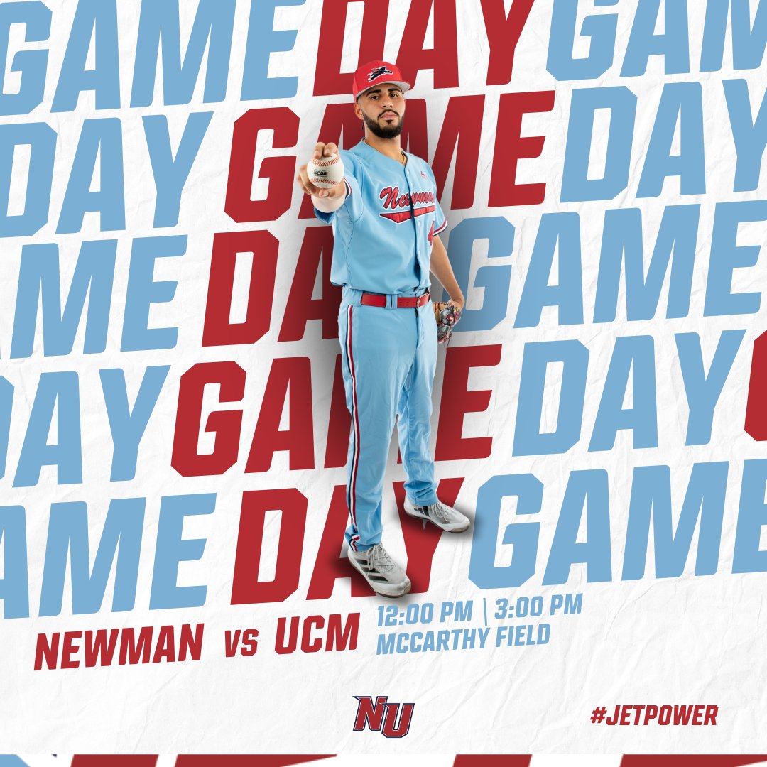 Newman Athletics (@newmanjets) on Twitter photo Double Game Day❗
🆚No. 3 UCM
📍McCarthy Field
🕔12:00 PM | 3:00 PM
📺bit.ly/3IXPTFh
📊bit.ly/3IumXrx
🔊bit.ly/4jAcECx
#JetPower✈️ x <a href="/NewmanJetsBSB/">Newman Baseball</a> Double Game Day❗
🆚No. 3 UCM
📍McCarthy Field
🕔12:00 PM | 3:00 PM
📺bit.ly/3IXPTFh
📊bit.ly/3IumXrx
🔊bit.ly/4jAcECx
#JetPower✈️ x <a href="/NewmanJetsBSB/">Newman Baseball</a>