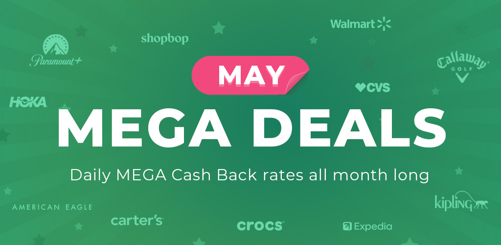Get ready for 31 days of daily MEGA Cash Back 😍 Each day this month, we’re spotlighting a member-favorite brand offering a next-level Cash Back rate — just for you 💸 
🔗 Tap the link in bio to see today’s MEGA DEAL!
#TopCashback #megadealmay #cashback