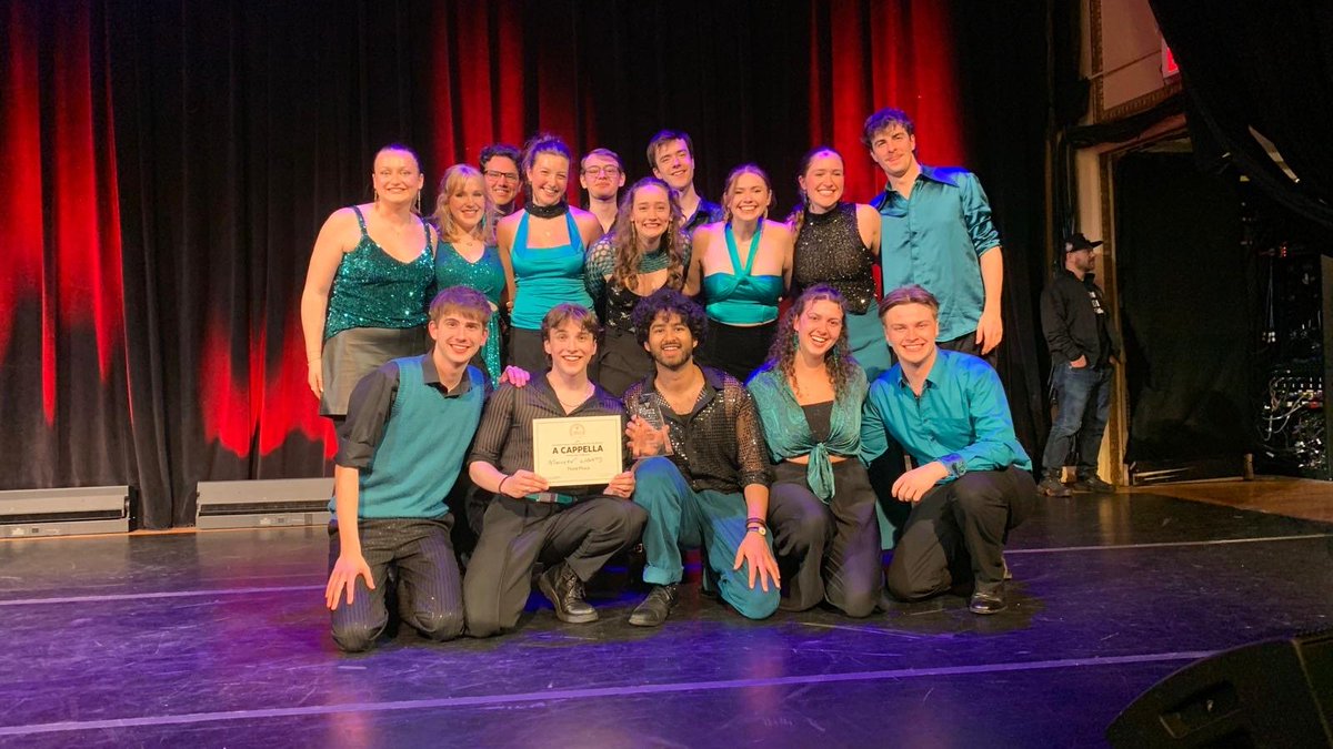 Durham University (@durham_uni) on Twitter photo Enormous congratulations to <a href="/NLACappella/">Northern Lights</a> who are now third in the world 👏
Our talented vocal group recently competed in the <a href="/varsityvocals/">Varsity Vocals</a> International Championship of Collegiate A Cappella finals in New York 🎤
Read more and watch their set video 👉 brnw.ch/21wSmR4 Enormous congratulations to <a href="/NLACappella/">Northern Lights</a> who are now third in the world 👏
Our talented vocal group recently competed in the <a href="/varsityvocals/">Varsity Vocals</a> International Championship of Collegiate A Cappella finals in New York 🎤
Read more and watch their set video 👉 brnw.ch/21wSmR4