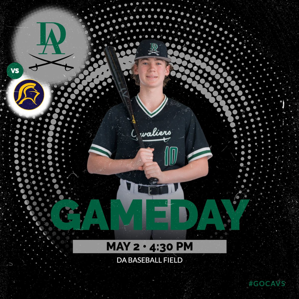 IT’S AN ACTION-PACKED GAMEDAY CAVS!

Girls Lacrosse vs. Saint Mary’s
⏰ 3:30 PM
📍SMS

Tennis vs. Wesleyan Christian Academy
⏰ 4:15 PM
📍Wesleyan

Soccer vs. Saint Mary’s
✨Senior Night
⏰ 4:30 PM
📍Moylan Field

Baseball vs. NRCA
⏰ 4:30 PM
📍DA Baseball Field

#GoCavs