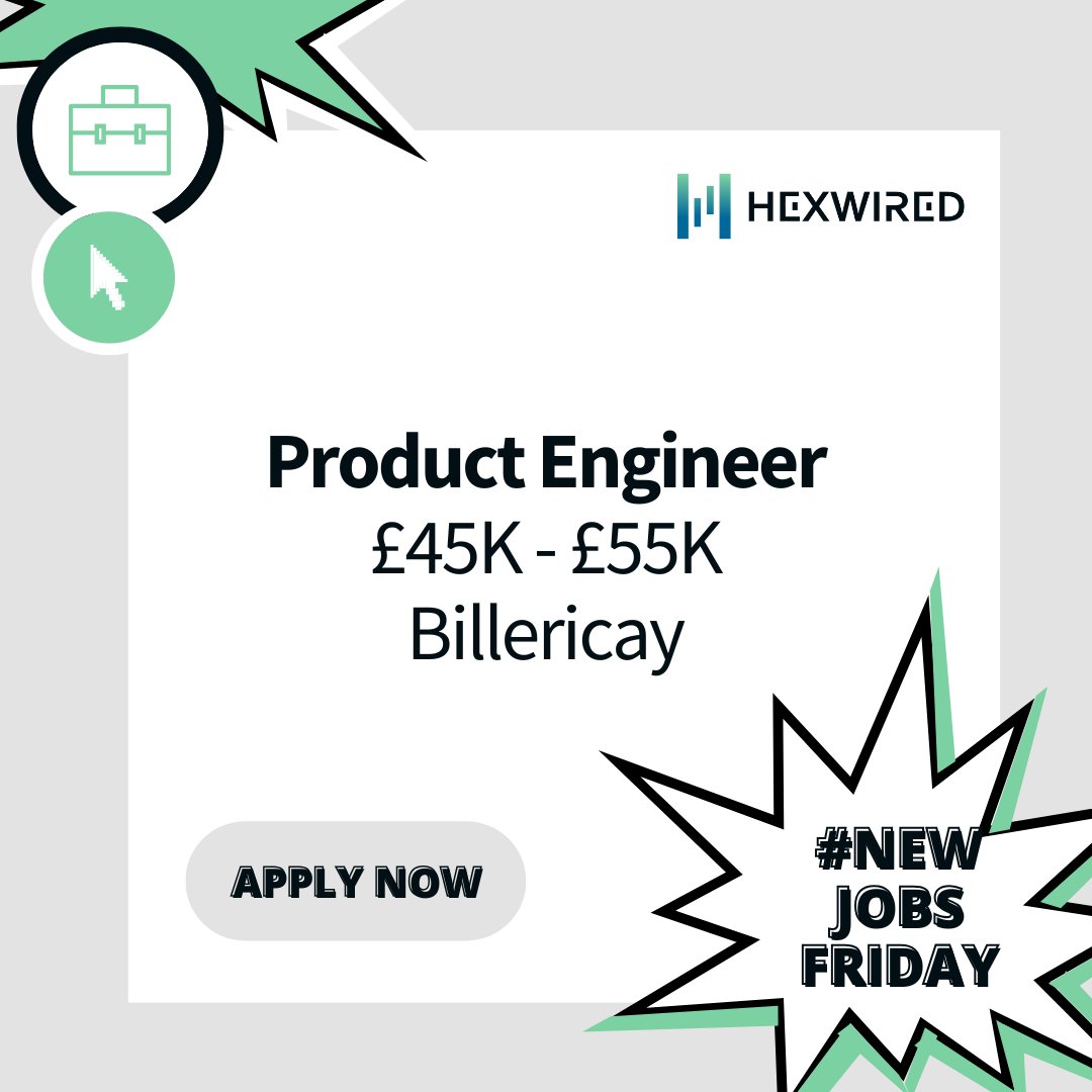 hexwired's tweet image. NEW JOBS FRIDAY💥
Apply here:
➡️Senior C++ Developer - £45K - £60K: ow.ly/GILW50VHK0h
➡️Product Engineer - £45K - £55K: ow.ly/Bsrt50VHK0o
➡️Embedded Linux Engineer - £70K - £80K: ow.ly/7mct50VHK0g
#HexwiredRecruitment #TechJobs #LinuxJob #TechRecruitmentAgency