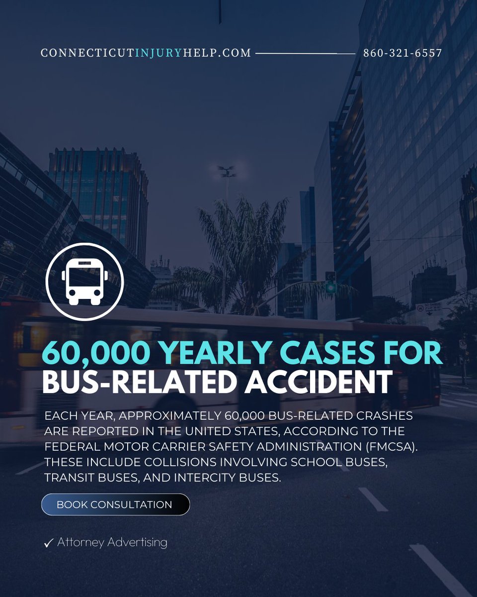bettercallpaul4's tweet photo. Injured in a Bus Accident? You’re Not Alone

Each year, thousands of people are injured in bus-related crashes—from school buses to public transit and commercial carriers. These accidents often involve serious injuries, complex liability issues, and large transportation companies https://t.co/P9nQmO9VXu