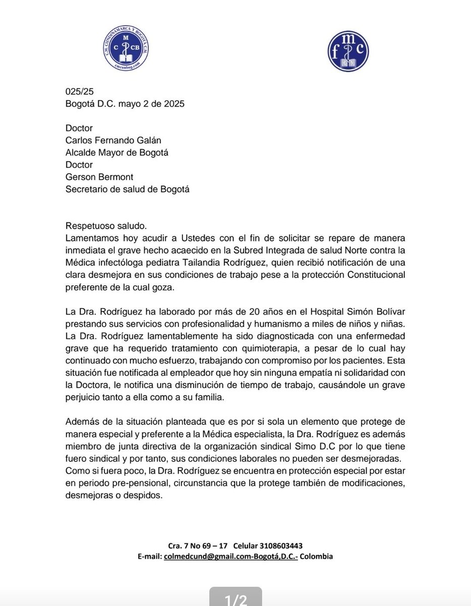 Colegio Médico CB tweet media